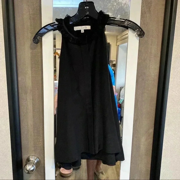 220 Alexis Sleeveless Silk Blouse with Ruffle Details - Picture 1 of 3